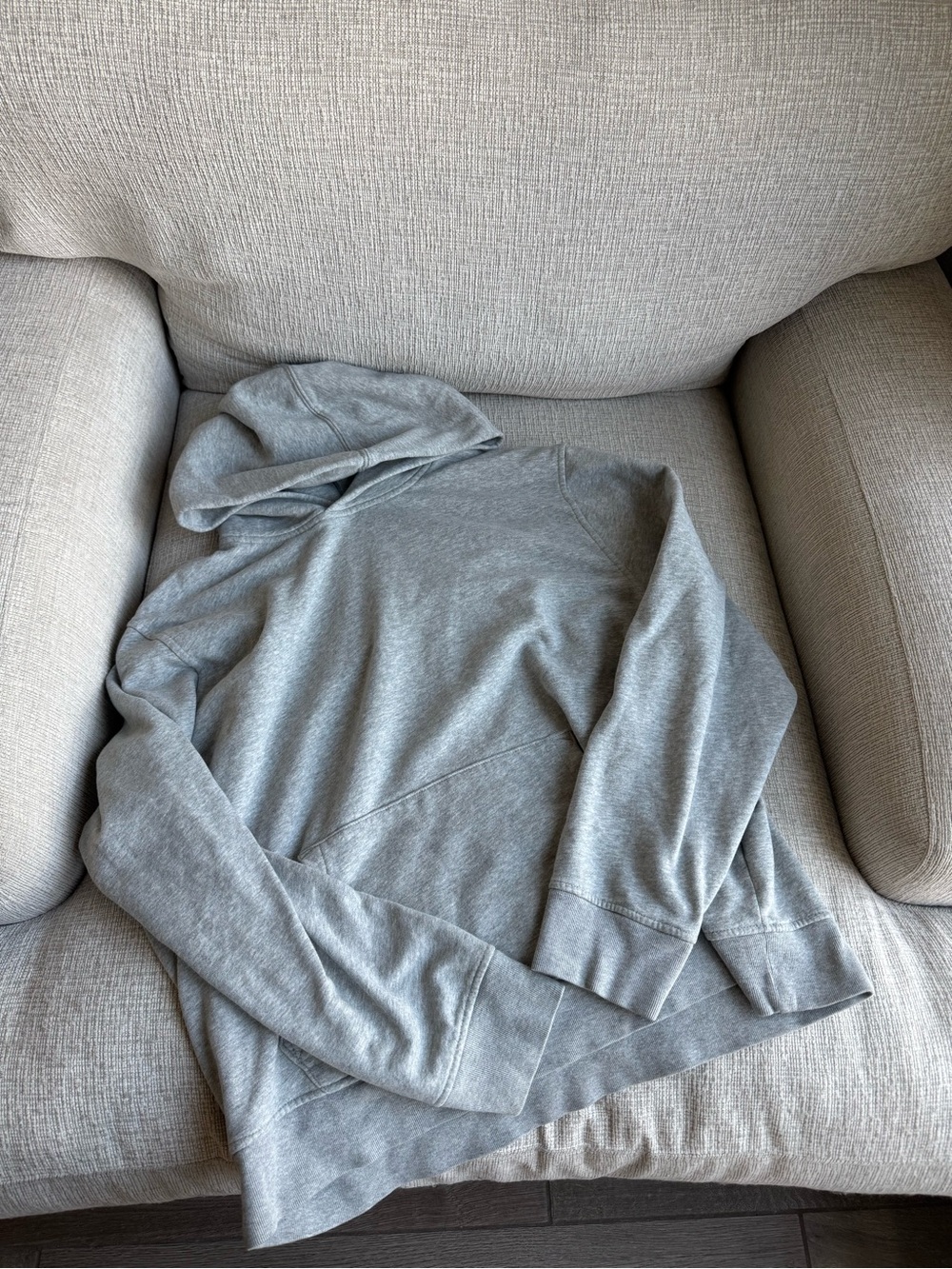 Gap Cotoon Soft Hoodie Gray Hooded Sweatshirt XL